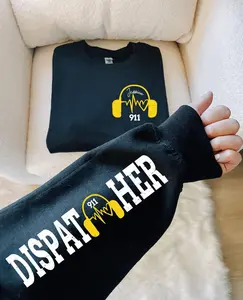 Custom Dispatcher Sweatshirt, Personalized 911 Dispatcher Shirt, Funny Dispatcher Hoodie, Dispatcher Life Tee, Dispatcher Day Gifts, R902