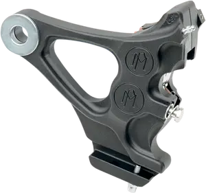 PERFORMANCE MACHINE (PM) Four-Piston Differential-Bore Rear Caliper - Black Ops - 11.5" - '84-'99 Softail
