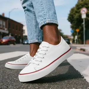 Rosyclo Women's Low-Top Breathable Canvas Shoes, Fashion Comfort Sneakers for Women, Anti-Slip Sole & Classic Design,Lightweight Casual Sneakers for Work, Campus, or Weekend Outfits Athletic Trainers Footwear Trendy Fashionable Running Shoes