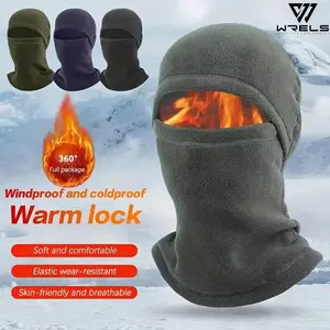 Winter Windproof Warm Thick Fleece Cycling Face Mask, Outdoor Sports Mask, Breathable Motorcycle Helmet Liner, Outdoor Activities Like Fishing and Camping