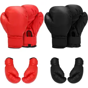 2 Pairs Boxing Gloves for Beginners & Kids, Boxing Training Gloves Suitable for Men & Women, Lightweight Shockproof Gloves for Training & Practice