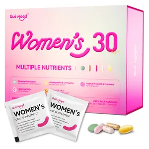 Women’s Daily Wellness Supplement Pack – 30-Day Multivitamin & Herbal Nutrient Packets with Probiotic, Ashwagandha, NAD+, Vitamin D3 + K2 | 30 Count