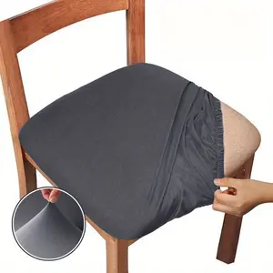 Stretch Chair Seat Cover, Stretch Chair Slipcovers, Removable & Washable, Anti-Dust Protection, Ideal for Hotel, Dining Room, Office, Banquet, Home Decor