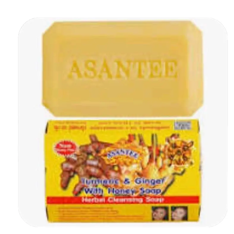 Tumeric Soap - Herbal Cleansing Soap with Ginger & Honey for Skincare Comfort