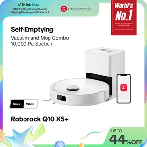 [SaleLink] Roborock Q10 X5+ Robot Vacuum and Mop, Self-Emptying, 10,000Pa Suction, Hands-Free Cleaning for up to 7 Weeks, Obstacle Avoidance, LiDAR Navigation, No-Go Zones #AprilStockupble