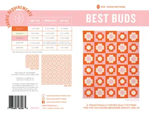 Best Buds Quilt Pattern | Pen and Paper Patterns