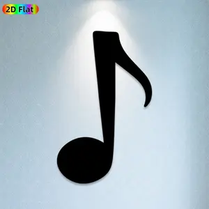 1pc Musical Note Metal Wall Art, Stylish Musical Note Statue Mural, Ideal Gift for New Year, Christmas, Music Decor Enthusiasts, Weather-Resistant Metal Wall Decor Wall Sculptures,  Charming Musical-Themed Decor