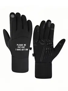 1pc with  Anded Festivals Acc winter gloves sports gloves Touch Screen Warm Daily Use adult warm gloves Thick Christmas gifts Premium Quality keep warm