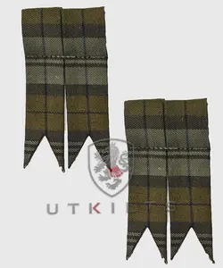 Kilt Flashes – Polyviscose, Black Watch Weathered