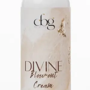 CBG Beauty Divine Blow-out Cream  Heat Protectant Combats Frizz Smooth Straight Hair 8oz Haircare Keratin Lightweight