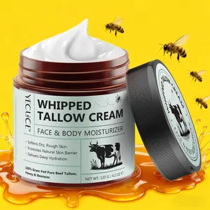YECUCE Whipped Tallow Cream-120g/box, skin care cream, butter honey cream, moisturising and hydrating, moisturising cream for the whole body, suitable for all skin types - essential daily skin care product, Moisturizing Product