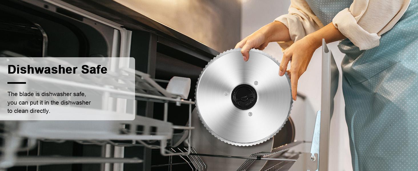 OSTBA Adjustable Electric Meat Slicer, 0-15mm Thickness, 7.5'' Removable Blade, Child Safety Lock, Easy to Clean, 200W with 2 Blades/ 150W / 200W