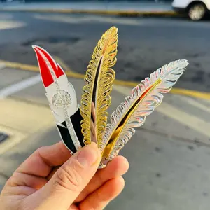 Plumas accesorios para sombrero de alpaca