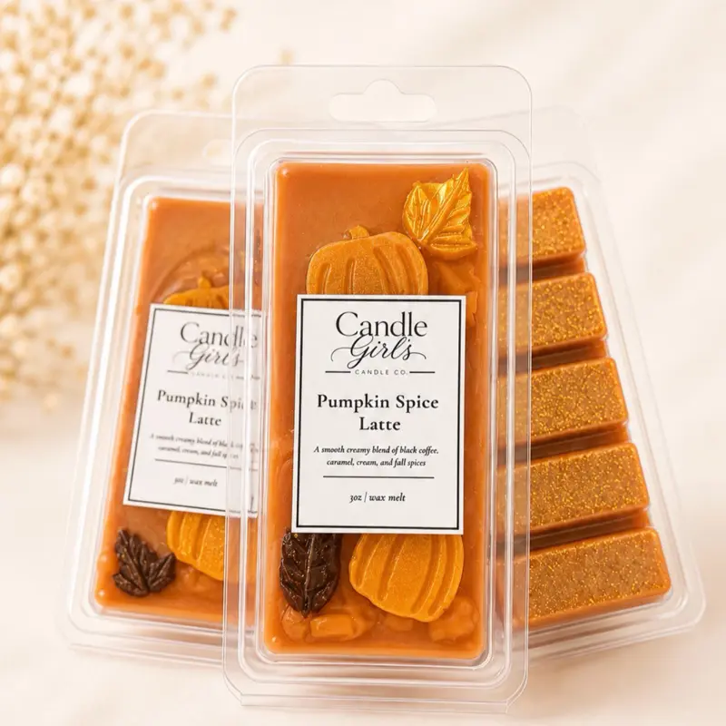 Natural Handcrafted Soy Wax Melt with Fragrance Oil - Home Decor Candle for Cozy Indoor Ambiance