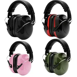Noise Cancelling Earmuffs, Soundproof Ear Protection Devices, Nrr 28db Headphones for Adults and Children, Hearing Protection for Lawn Mowing