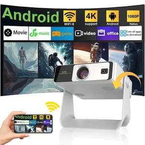 A10 Portable Movie Projector HD 1080P Supported WiFi Wireless Mini Projector for Home Outdoor Camping