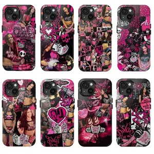 Aj Lee WWE Phone Case, Cm Punk WWE Themed Phone Case Premium Matte Texture, Protection, Shockproof, Anti-Drop, Anti-Fingerprint For IPhone 17-12, Pro Max, Pro Plus, and Samsung S25-22 Protection Safety