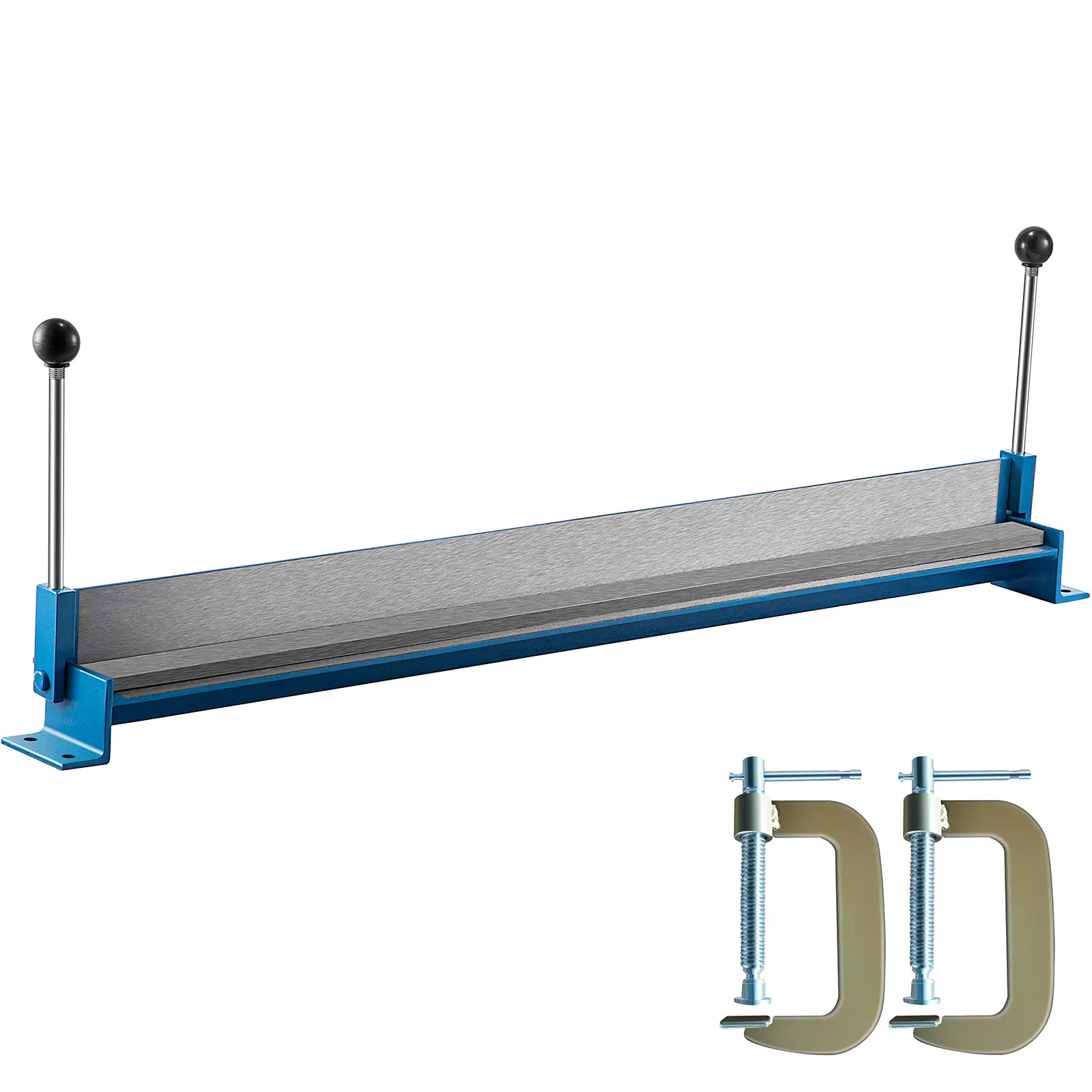 Spring new arrivals Sheet Metal Brake 36 In. Metal Bender Brake 910 mm Length Portable Metal Bender 0-90 Degrees Adjustable Steel Bender with 2 C-shaped Clamps Manual Sheet Metal Bender Tool for Metal Bending