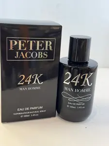 Peter Jacobs 24K MAN Homme 3.4 oz / 100 ML Eau de Parfum for Men Regular Edition Sealed Box