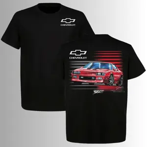 Red 3rd Gen Chevrolet Camaro Z28 T-Shirt, 2 Sides, Retro 80s Muscle Graphic Tee