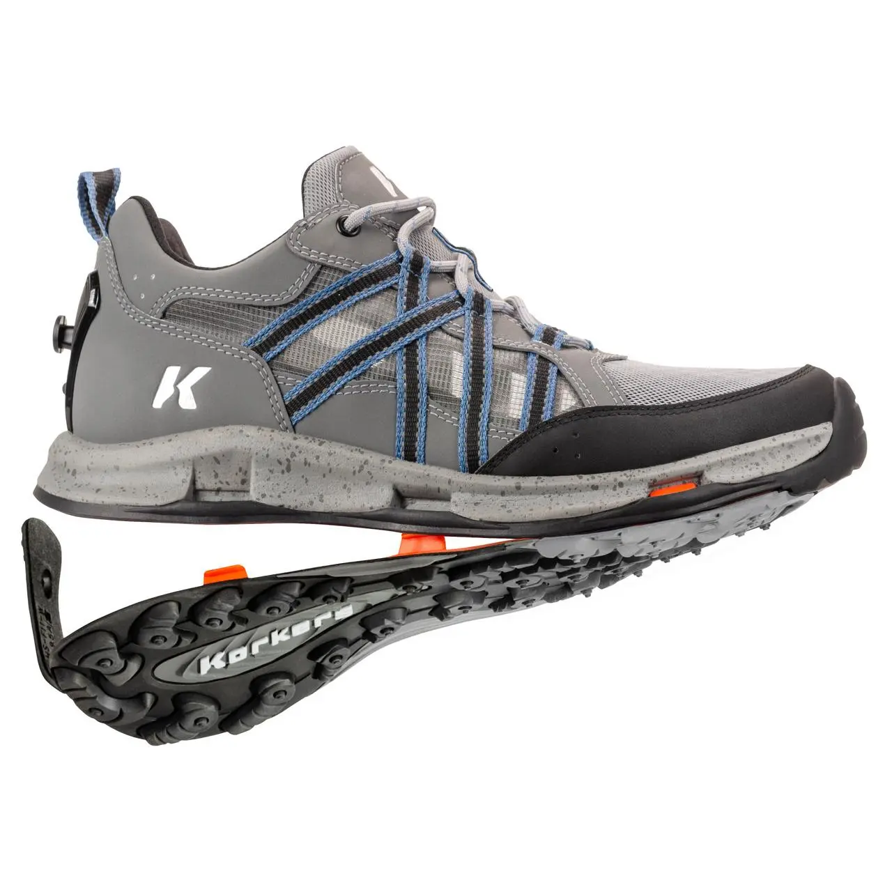 Korkers All Axis Shoe w/ TrailTrac Sole - Charcoal