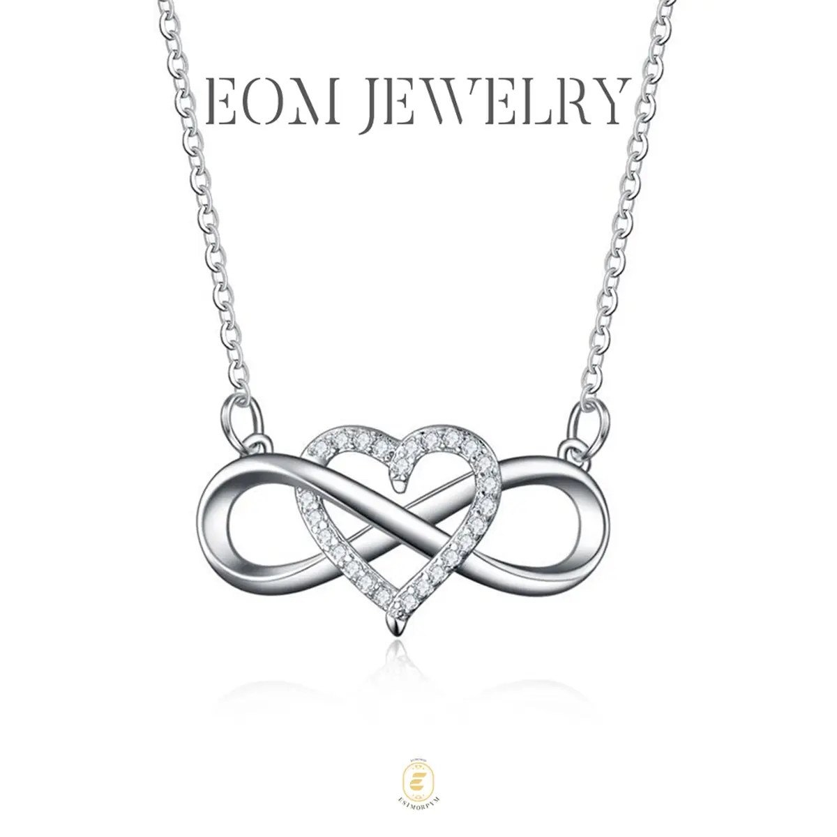 Infinity Heart Pendant Necklace Wedding Engagement Anniversary Valentine's Day Birthday Gift Daily Wear Jewelry