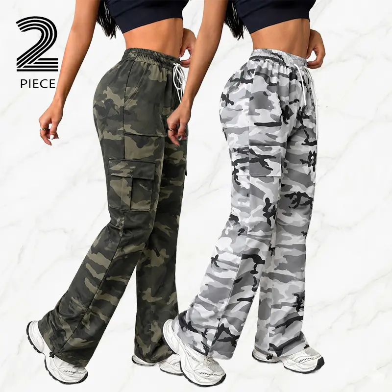 Military Green + White Gray