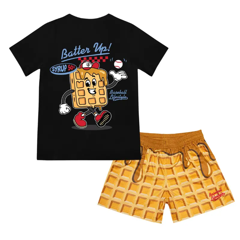 Batter Up Youth Shorts And Tee Set