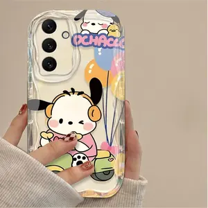 Cute Cartoon Pochacco Shockproof Protective Case Cover for Samsung Galaxy A16 A06 A55 A35 A25 A15 A05 A05S A54 A34 A24 A14 A73 A53 A33 A23 A13 A52 A32 A22 Durable Cover