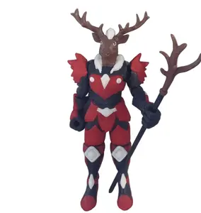 Articulating Guardian Deer Figurine Animal Design Decor