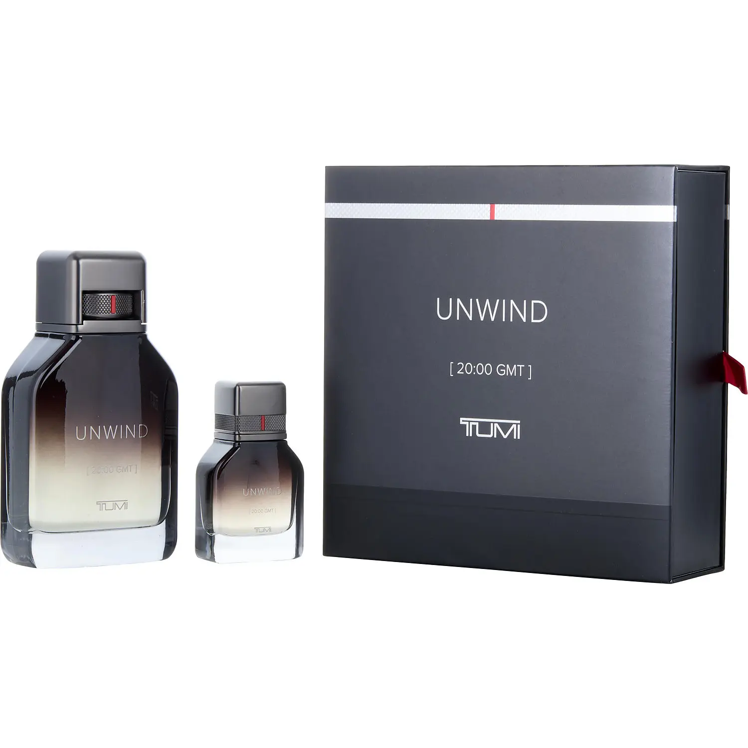 Tumi Unwind Set- Eau De Parfum Spray 6.8 Oz & Eau De Parfum Spray 1 Oz For Men