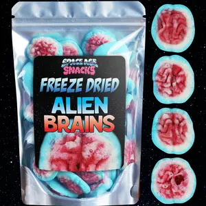 Freeze Dried Alien Brains - Premium Freeze Dried Candy - 4 Ounce