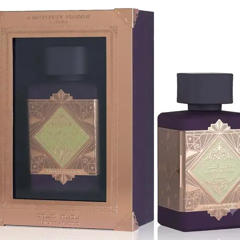 Lattafa Bade'e Al Oud Amethyst Fusion for Men 3.4 Oz Eau De Parfum