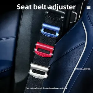 Car Seatbelt Retractor Safety Belt Clip Buckle Adjustable Fixing Device for Pregnant Women Large Belly Children Anti-Choking Car Seat Attachment