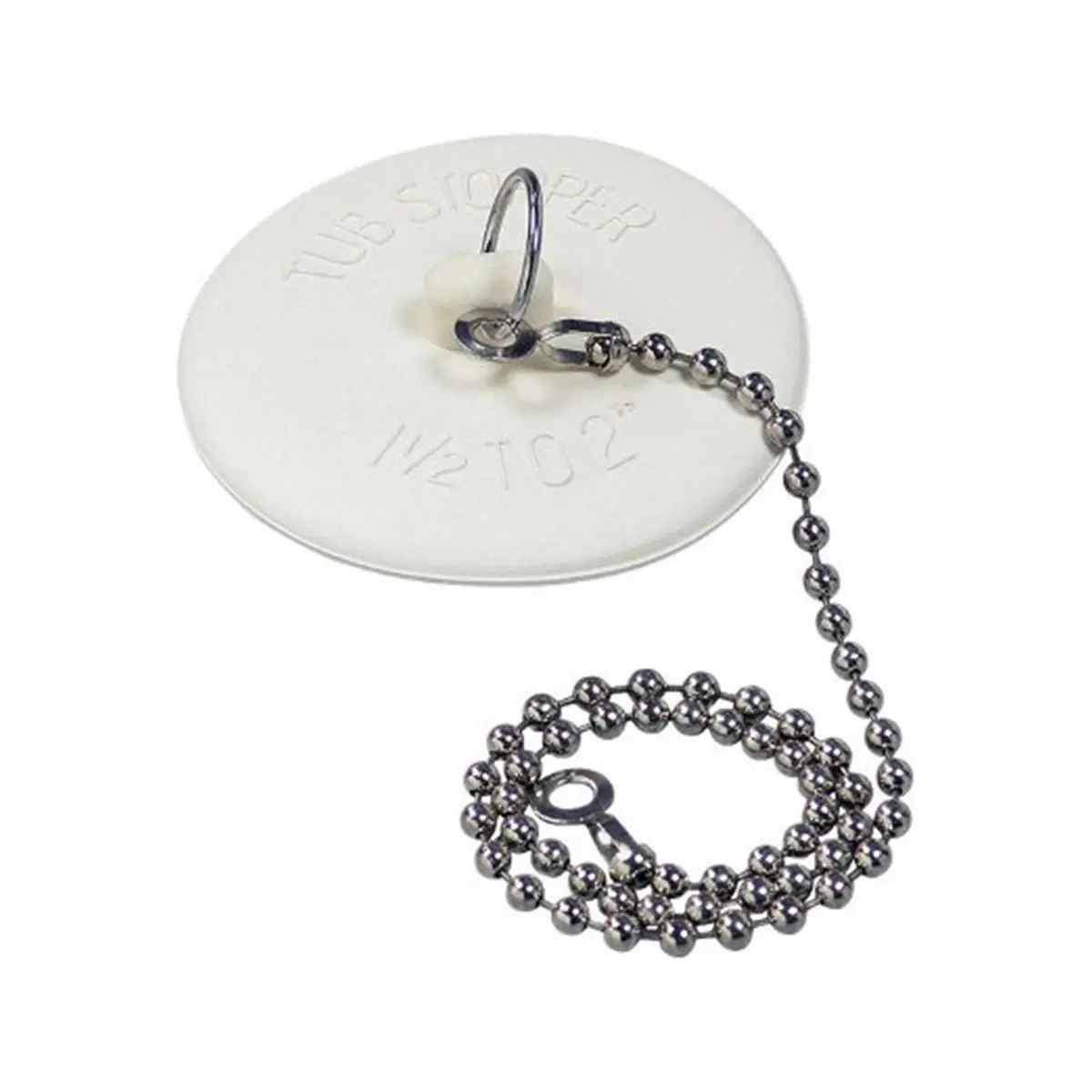212 MAIN Rubber Split-Ring Bathtub Drain Stopper, 1.38 in. Tub Drain Closure, Bathroom Shower Equipment