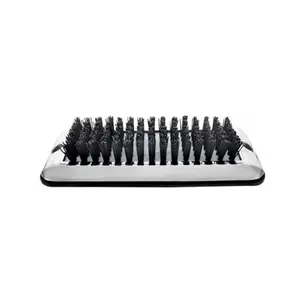 United Pacific – Stainless Shoe & Boot Scraper With Nylon Brush