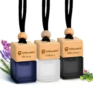 ETHLAUFF Hotel Scent Car Air Freshener 3 Pack with Vent Clip - My Way, Dream On, Cabana - Long Lasting Car Diffuser