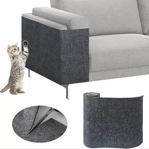 Multi-Color Trimmable Cat Scratcher Mat – Sofa & Furniture Protector, Durable Anti-Scratch Carpet Pad for Walls, Corners, Doors, DIY Cut-to-Fit Cat Scratch Board for Indoor Cats, Easy to Install & Long-Lasting