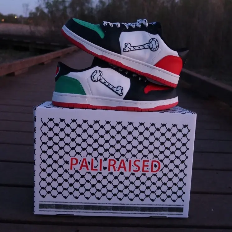 PALI RAISED Palestine PALI Raised “Freedom” Sneakers for Men - Closed Exclusive shoes