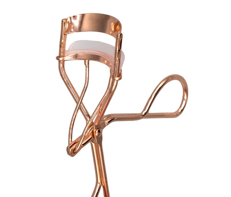 The C Curl Eyelash Curler - Patented C Curling SWOOP Design for Natural Curls - Includes Replacement Pad for Durability - Perfect for Makeup Enthusiasts & Professionals - White