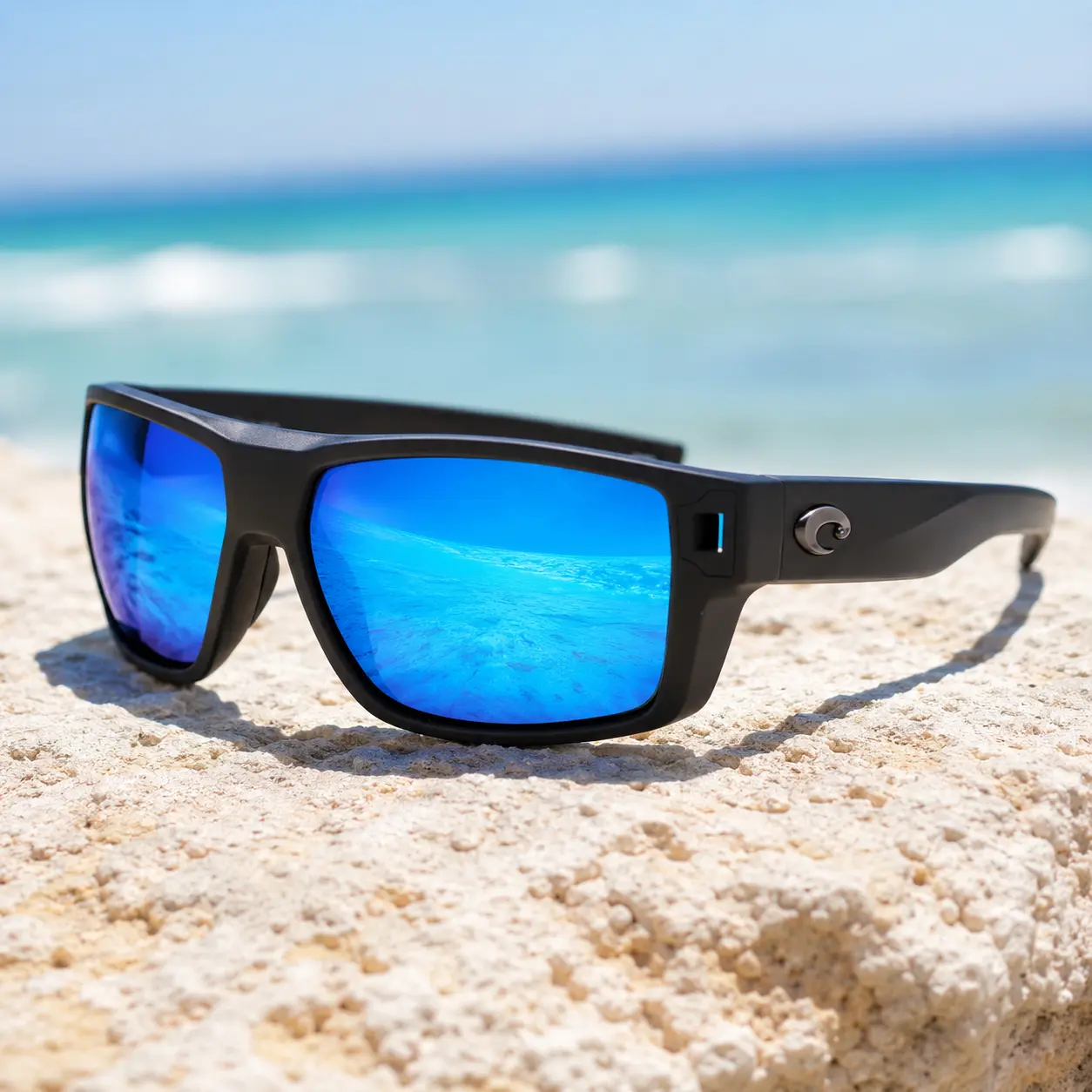 Costa Male Diego Polarized Anti-Glare Sunglasses - Lightweight Multi-Sports Eyewear for Cycling, Fishing & All-Day Comfort