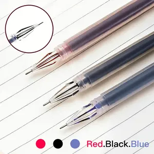0.38mm, Fast Drying Ink, Black/Blue/Red - Ideal Pen for Exams and Office Use, Fine-niped Pen for Writing