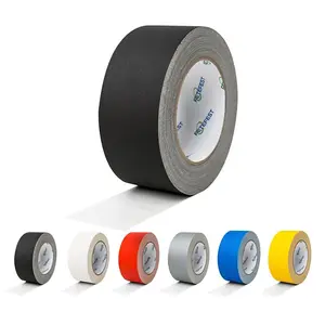 Gaffers Tape Black Heavy Duty, 2" by 30 Yards, Professional Grade Gaffer Tape, Non-Reflective, No , Hand , Self-Adhesive, Multiple Purposes (Black, 2 inches x 30 Yards)