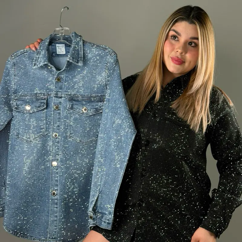 Jenner's Rhinestone Long Jacket