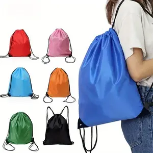 1pc Lightweight Drawstring Cinch Bag - Durable, Compact & Washable Backpack for Men & Women, Perfect for Outdoor Sports, Camping, Hiking & American Football Fans!