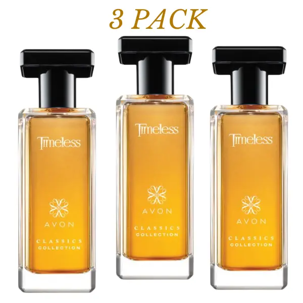 Avon Timeless Classic Coletion Cologne Spray 1.7 oz. 3 PACK Cologne Perfume Spray, Classic Fragrance,  Aromatic Luxurious Scent