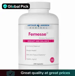 Arthur Andrew Medical Femesse Breast and Balance Beauty Supplement for Hormone Balance & Skin Elasticity 240 Capsules Vegan Gluten-Free