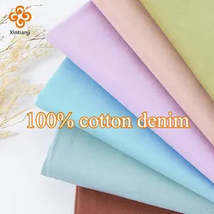150x50cm Colorful Cotton Denim Fabric Thick Twill Jeans Material Sewing Pants Girl Kids Skirt Jacket Sofa Handmade Cloth Fabric