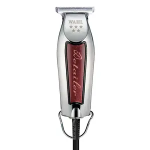 Detailer Trimmer, Burgundy, Adjustable T-Blade, Corded Lightweight Rotary Motor, Includes 3 Guides and Accessories