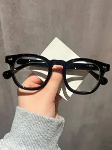 Cute Full Rim Eyeglasses, New Style Eyeglasses for Women & Men, Casual Eyeglasses for Work, Daily Clothing Decor, Stylish Square Frames, Perfect for Student Daily Use, Stylish Trendy Eyewear, Fashionable Frames Glasses